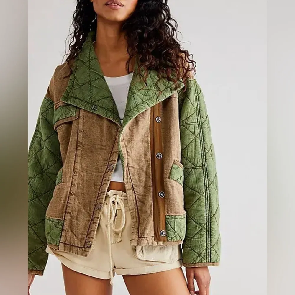 RARE ✨️ Free People x We The Free Hope Military Quilted Jacket - Picture 2 of 9